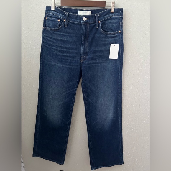 New Mother Superior The Dodger Flood Mid-Rise Stretch Wide-Leg Jeans Size 29 - Picture 2 of 8